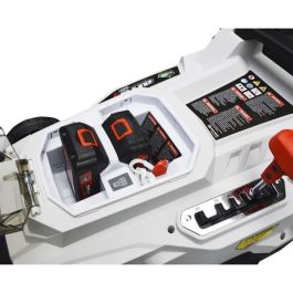 ELEM Cortacésped Recargable 40V Batería Litio 2Ah Ancho Corte 37cm Mulching Motor Inducción Colector 35L Baterías y Cargador Incluidos
