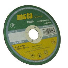 Mota Herramientas Disco de corte acero inoxidable 180x1,6x22,23mm D1816 para hierro/acero inoxidable