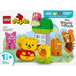 LEGO DUPLO 10457 Fiesta Cumpleaños Winnie Pooh, Tigger, Piglet - Set de Construcción Juguete Educativo Bebés +18 Meses