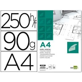 Papel Dibujo Liderpapel 210x297 mm 90 gr-M2 Vegetal 250 unidades Precio: 40.534999395. SKU: B14GGCYRGV