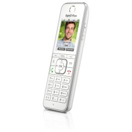 AVM Fon C6 Teléfono DECT Inalámbrico, Altavoz, Identificador de Llamadas, Blanco