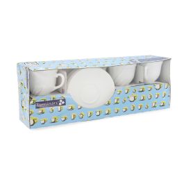 Set 6 Tazas con Plato Opal Trianon Luminarc 22 cL