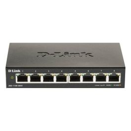 D-Link DGS-1100 Conmutador gestionado inteligente 8 Puertos Gigabit Ethernet RJ-45 16 Gbps con Tecnología Green y Capa 2