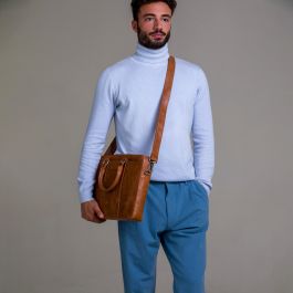 dbramante 1928 ROSENBORG 16IN TAN 2ND GEN Maletín para portátil de 16 pulgadas, cuero, unisex, color bronceado