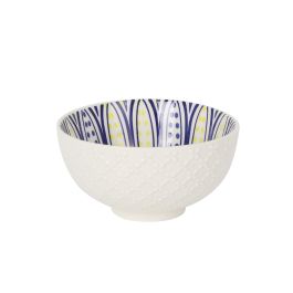 La Mediterranea Bol Aperitivo Japonés Ø 11.5 x 6 cm, Surtido 6 Diseños Relieve "Kaito"