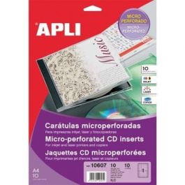 Apli Caratulas Para Cd-Dvd Microperforadas Cartulina 200 gr 10H Precio: 7.69000012. SKU: B1B5TCF3C3