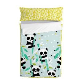 Saco Nórdico con Relleno HappyFriday Moshi Moshi Panda Garden Blue Azul 105 x 200 cm Precio: 65.49999951. SKU: B17MZ696FB