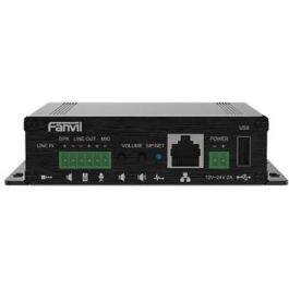 Fanvil PA3 Negro - Altavoz de Red IP SIP para Montaje en Pared/Sobremesa con PoE y Conectividad Ethernet 10/100 Mbps