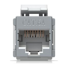 Ubiquiti Acoplador Keystone Cat6A, Paquete de 12, Acero Inoxidable