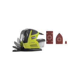 Ryobi Lijadora Multiusos 180W con 3 Modos (Triangular, 1/3 Hoja, Acabado) y 30 Abrasivos Precio: 87.5000005. SKU: B1C5PJKSQZ