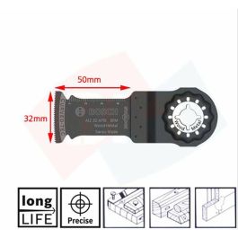 Bosch Professional 2608664131 Juego de Hojas para Herramienta Oscilante STARLOCK, Ideal para Cortar