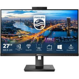 Philips 275B1H/00 Monitor Profesional QHD IPS 27" con Webcam Windows Hello, Ergonómico, Certificado Eye Comfort TUV y Altavoces