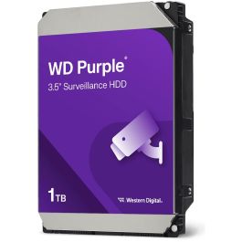 Western Digital WD11PURZ Purple 1TB HDD 3.5" SATA III 5400RPM 64MB para Sistemas de Vigilancia hasta 64 Cámaras Precio: 85.78999946. SKU: B1CNXYA3T8