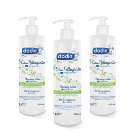 Dodie Lote de 3 Aguas Limpiadoras 500ml Bebé Rostro Cuerpo Piel Sensible Precio: 41.7899999. SKU: B166PNBQQ2