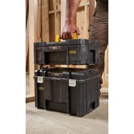 Stanley FMST1-71968 Caja de cajones Tstak-Fatmax, 6 compartimentos extraíbles, 9,5 L, 44x33.17x17.6 cm Stanley FMST1-71968 Caja de cajones Tstak-Fatmax, 6 compartimentos extraíbles, 9,5 L, 44x33.17x17.6 cm