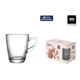 La Mediterranea Set de 2 Tazas Quebec 320 ml, 8.4 cm de diámetro x 10.3 cm de altura (24 Cajas) Precio: 42.99000046. SKU: B15RPR38DJ