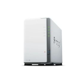 Synology DS223J Servidor de Almacenamiento NAS de Escritorio para Hogar, Realtek RTD1619B 1.7GHz, 1GB DDR4, DSM, Blanco