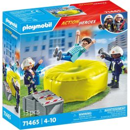 Playmobil Bomberos Con Colchoneta 71465 Set de Rescate para Niños +4 Años Precio: 20.50000029. SKU: B195JTH835