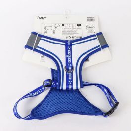 Cerdá Arnés para Perros con Diseño Real Madrid, Talla M-L y Color Azul