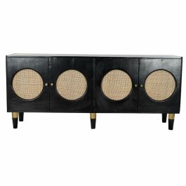 Buffet Moderno DKD Home Decor Negro Natural 40 x 65 x 150 cm