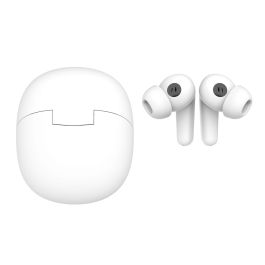 muvit for change auriculares estéreo true wireless ANC+ENC blancos