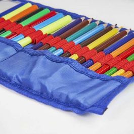 Cerdá Estuche Portatodo Accesorios Capitán América Avengers Azul, para Material Escolar, Niños 3-12 Años