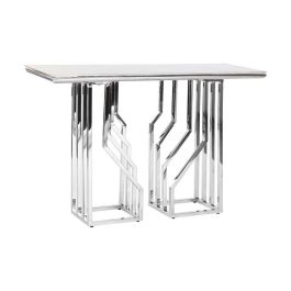 Recibidor DKD Home Decor Blanco Plateado 120 x 40 x 78 cm Recibidor DKD Home Decor Blanco Plateado 120 x 40 x 78 cm