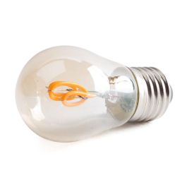 Bombilla LED E27 4W 380Lm Filamento Aspecto Clásico 2000K Blanco Cálido Luz Uniforme 360º Duración 40.000H WR-G45-4W-R