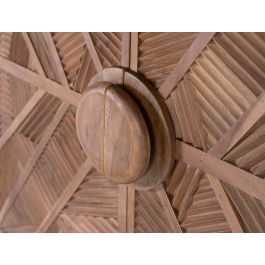 Giner y Colomer Aparador Alto de Madera de Mango con Puertas Talladas Geométricas