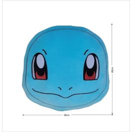 Pokemon POK3700891706735 - Cojín Premium Cara de Squirtle de Microfibra - 40 cm