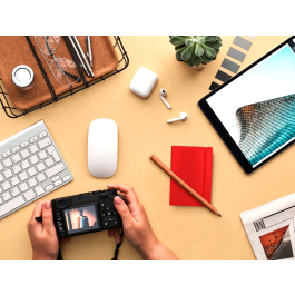 Liderpapel Libreta Similpiel A7 120 Hojas 70gr Cuadriculada Rojo