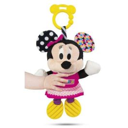 Sonajero minnie peluche texturas con mordedor 18x28x11 cm