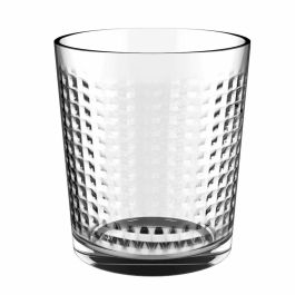 Quid Vaso Bajo Urban Square Vidrio Transparente con Relieve 36 cL - Set de 6 Unidades. Apto Lavavajillas, Duradero. Precio: 5.94999955. SKU: S2704458