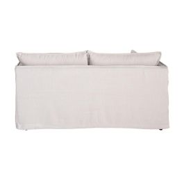 Sofá 2 Plazas Crema Tejido 181 X 103 X 72 cm