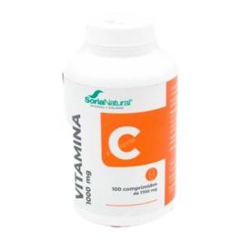 Soria Natural Vitamina C Liberación Sostenida 1000 mg, sistema inmunitario, 100 comprimidos veganos Precio: 16.7899996. SKU: B1D4S5J6EP