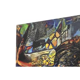 DKD Home Decor Cuadro Moderno Multicolor Lienzo MDF Animal 60 x 60 x 2 cm (4 Unidades)