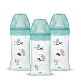 Dodie 3700763510996 Conjunto de 3 Biberones Anti-cólico Iniciation+ Glass 270ml 0-6 Meses Pacificador Redondo Flujo 2 Precio: 40.68999979. SKU: S7182664