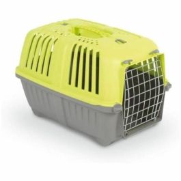 Kruuse Transportin Pratiko Para Maletero, Plástico Resistente con Asas y Puerta de Metal, Ventilación Excelente, 48x31,5x33 cm