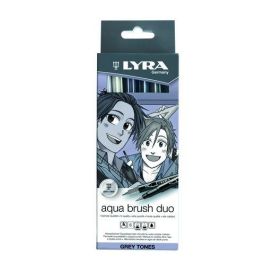 Lyra Rotuladores Aqua Brush Duo Acuarelables Doble Punta Fina y Pincel Tonos Grises Blíster de 6 Unidades Surtidas Precio: 14.49999991. SKU: B1J3F5K82A