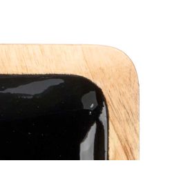Bandeja Rectangular 4 Espacios Madera Mango Negro Giftdecor 46x17x3 cm (6 Unidades) Bandeja Rectangular 4 Espacios Madera Mango Negro Giftdecor 46x17x3 cm (6 Unidades)