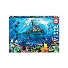Puzzle 500 piezas gran tiburón blanco Puzzle 500 piezas gran tiburón blanco