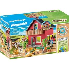 Casa de campo amueblada con zona de estar y dormir, con carretilla y vaca playmobil country Precio: 60.5. SKU: S2429282