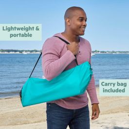 Bright Starts BRI17430 Hamaca Plegable Bebé Disney Baby Nemo Pop 'N Chill, Visera Solar FPS +50, con Bolsa de Transporte