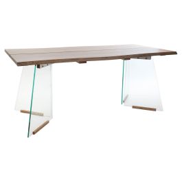 Mesa Comedor Scandi DKD Home Decor Marron Transparente 90 x 76 x 180 cm Precio: 476.50000013. SKU: S3015559