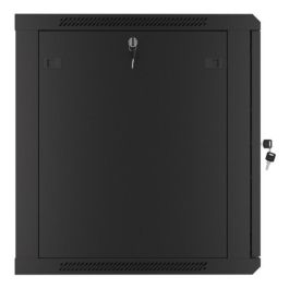 Lanberg WF01-6612-00B Armario Mural Rack 19 Pulgadas 12U Bastidor de Pared 60 kg Acero Negro