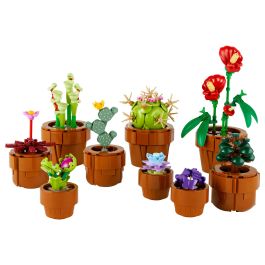 LEGO Icons 10329 Plantas Diminutas Set de Construcción Ornamental para Adultos