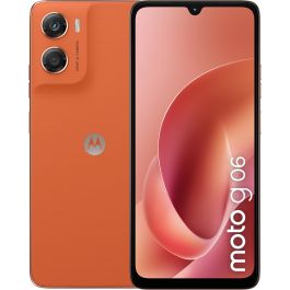 Motorola moto G06 4GB RAM 256GB Almacenamiento 50MP Cámara Naranja