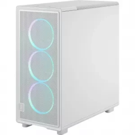 Fractal Design FD-C-EPO1A-05 Epoch Torre Midi Blanca ATX con Ventana TG RGB - Carcasa PC para Gaming