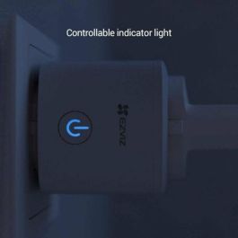 Ezviz Enchufe Inteligente T30 Compatible con Google Home y Alexa Control por Voz y App Wi-Fi 2.4GHz Ahorro Energía