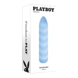 Vibrador Evolved Playboy Azul Blanco